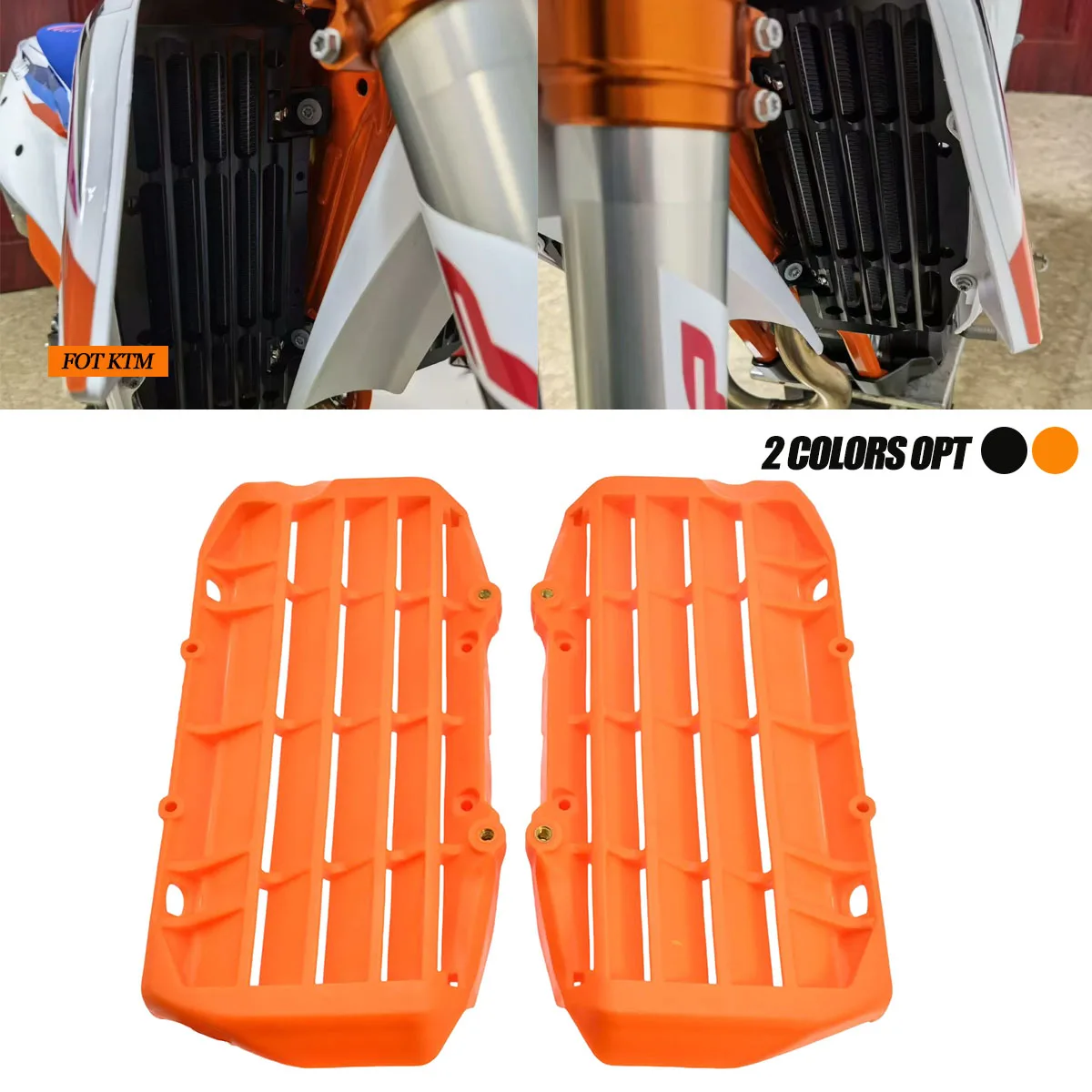 Motorcycle Plastic Radiator Guard Grill Protector Cover For KTM XCF XCW XCFW XCRW EXC SX XC SXF SXS 125 150 200 250 350 450 525