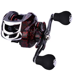 2022 18+1BB Fishing Reel Metal Spool Baitcasting Reel 10kg Max Drag 7.2:1 High Speed Gear Ratio Fishing Reels Fish Wheel