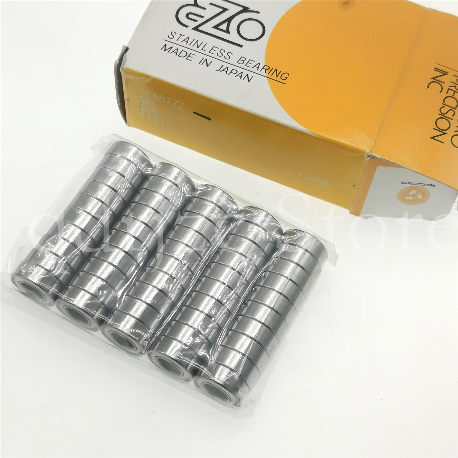 （10 pcs） stainless steel miniature ball bearing SS687ZZ 687HZZ W628/7-2Z 7mm 14mm 5mm