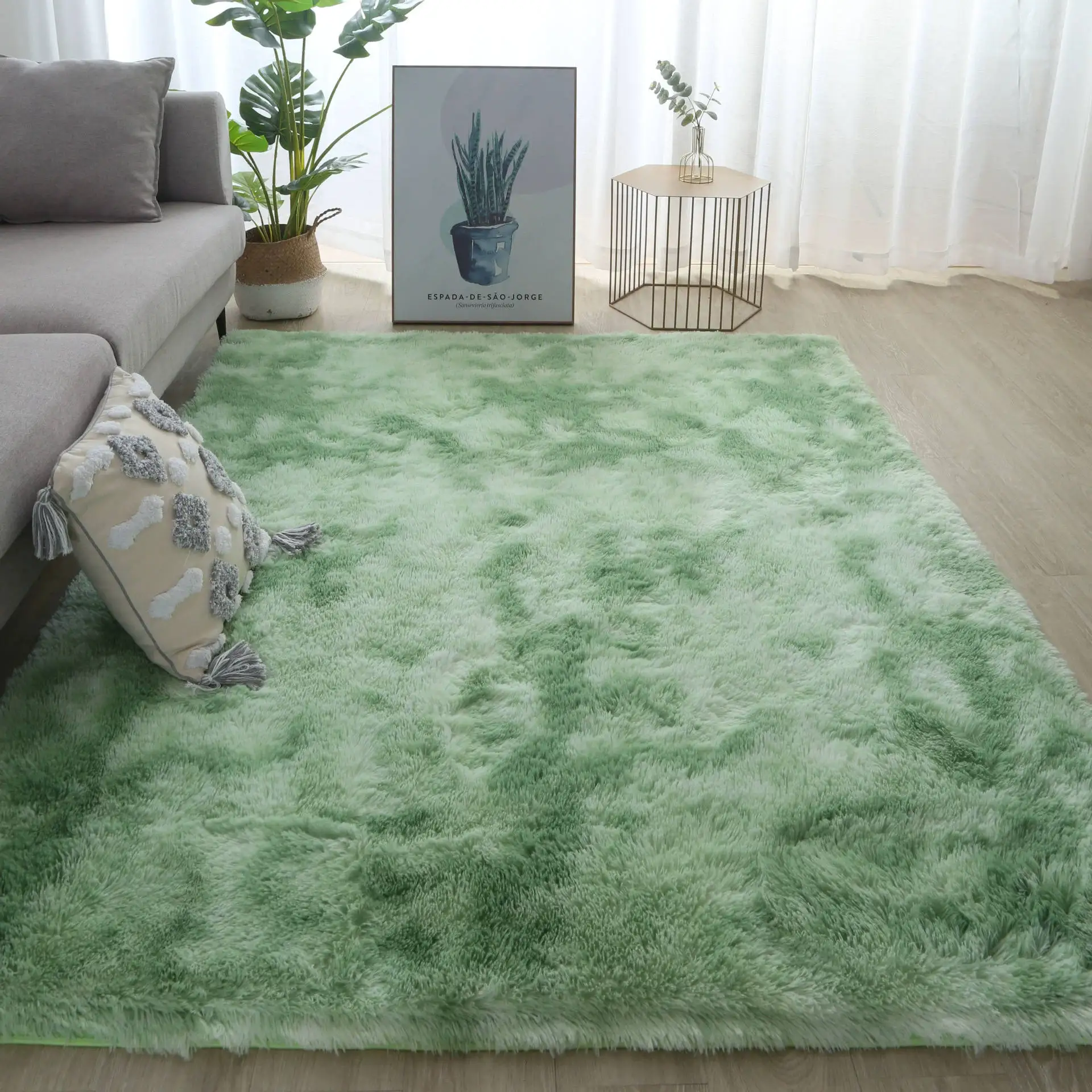 Fluffy Shaggy Rug Dorm Carpet Area Rug for Kids Room Living Room Soft Shaggy Nursery Rug Furry Floor Carpet Modern Decor Cute