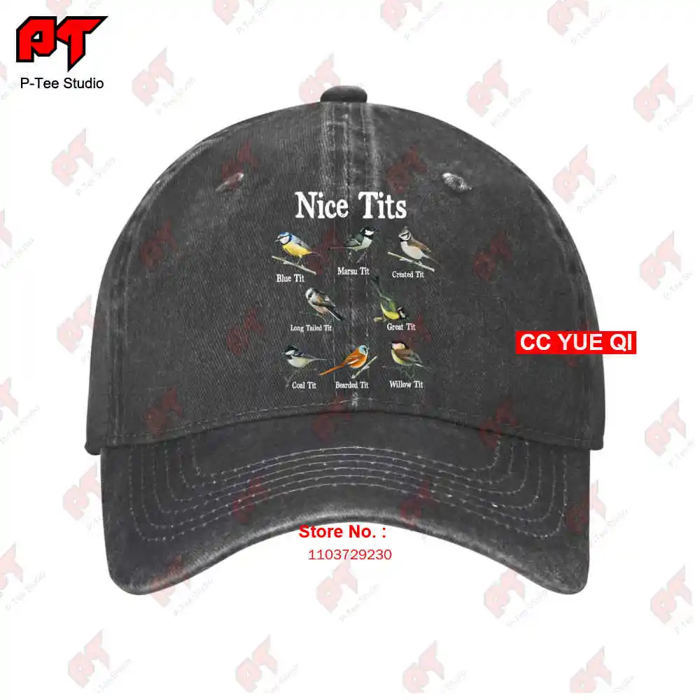 

Nice Tits Bird Watching Birder Baseball Caps Truck Cap PXS3