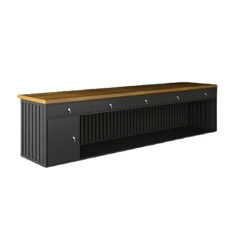 

Industrial Style Restaurant Bar Cashier Iron Art Commercial Bar Gym Cafe Homestay Reception Counter