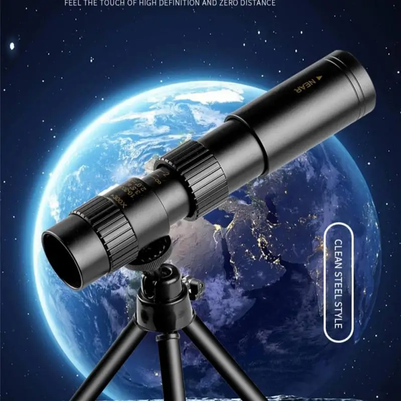 10-300X40 HD Zoom Mobile Phone Lens for iPhone Samsung Monocular Telescope Portable High Quality Take Photo for Camping Hunting