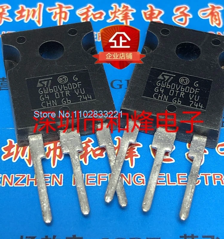 

STGW60V60DF GW60V60DF TO-247 IGBT 600V 60A