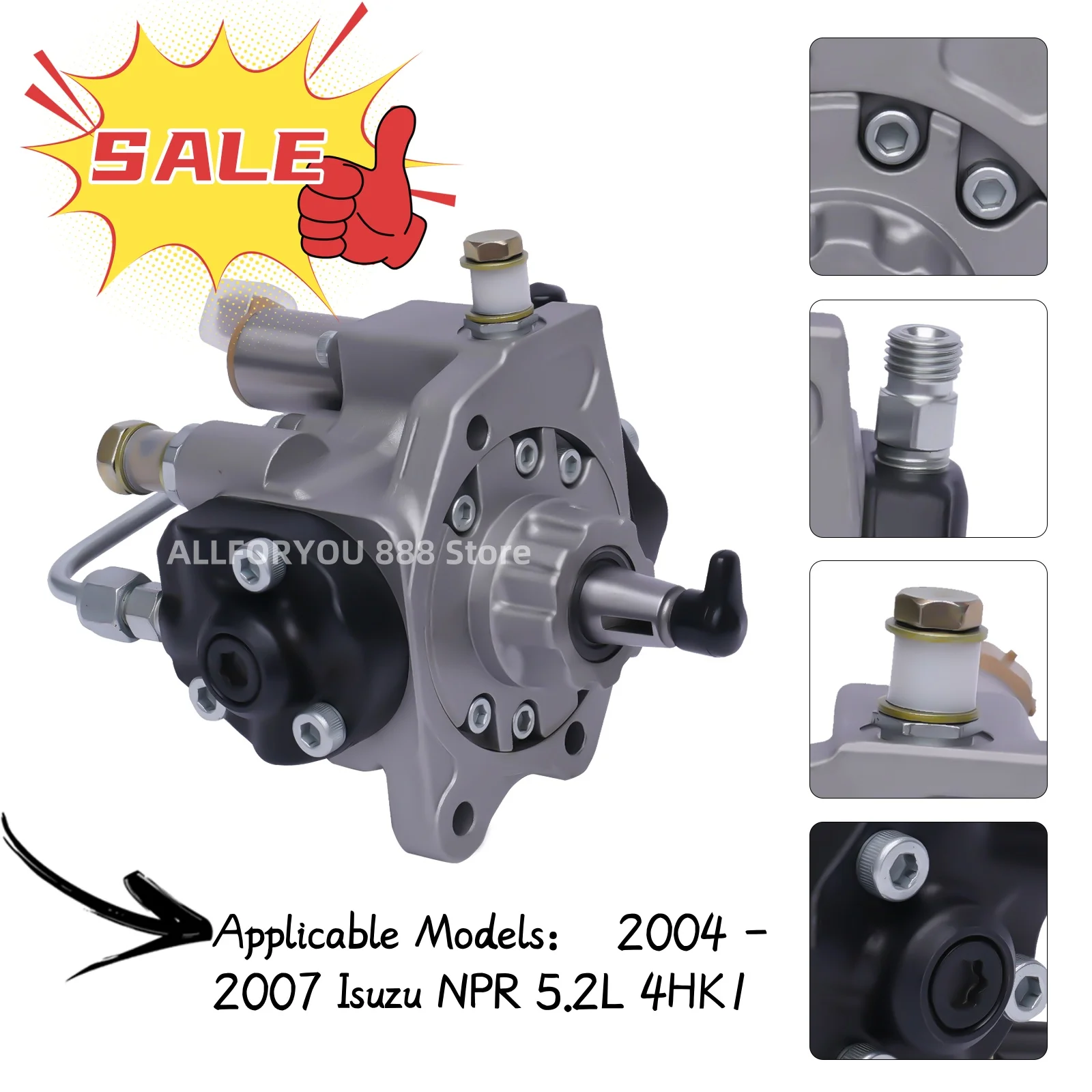 

Mechanical Diesel Fuel Pump For 2004 05 06 2007 5.2L Isuzu NPR 4HK1 #294000-0266 with High Quality and Good Compatibility