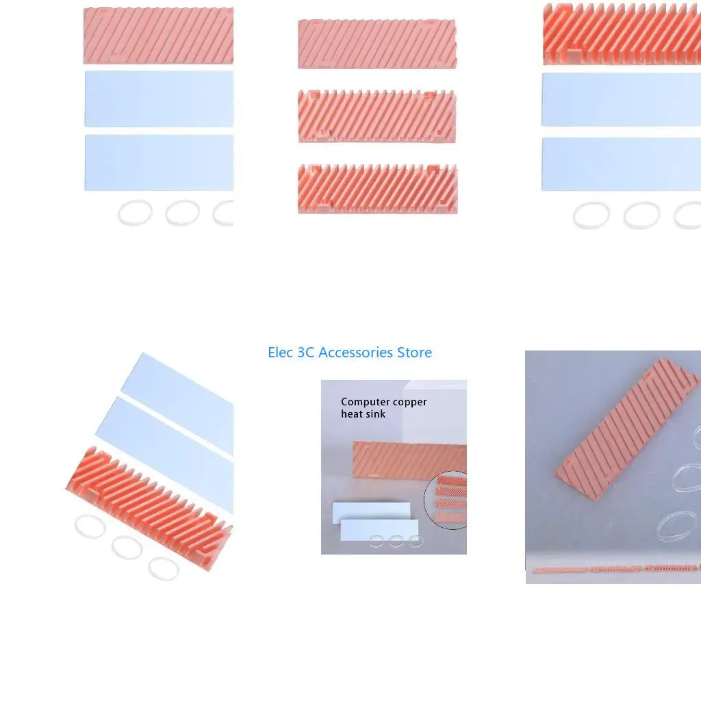 Y51A Heatsink Pad Effective Cooling Solution 2280 M.2 SSD Heat sink for 2280 SSD Disks Electric Devices Heat Dissipation