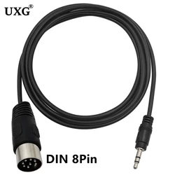 Din 8-polig bis 3,5mm Kabel 8-poliger Din-Stecker auf 3,5mm männliches Audio adapter kabel für Audiogeräte für Musik instrumente 0,5 m 1m 3m