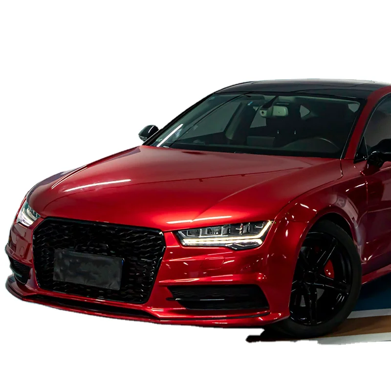 

Superior Quality PVC Glossy Metallic Red Self-Adhesive Vinyl Wrap Car Wrapping Film