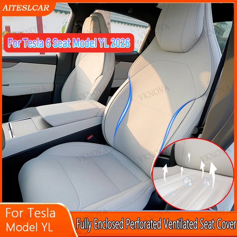 ForNew ModelYL 2026Car Seat Cover Nappa Leather8 Grade Anti Fouling Invisible Seat Cushions Ventilation Wholesale Price Interior