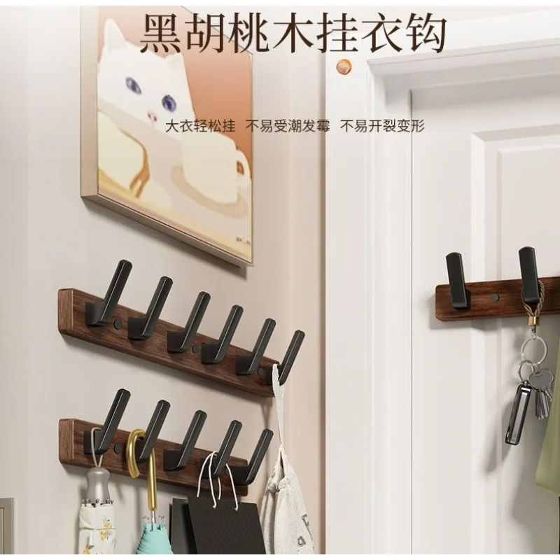 hooks are free from punching, bathroom towels and hats are glued to hooks, and hangers are attached to doors and walls.