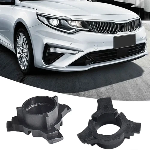 Imagen 2 del producto 2x adaptador de faro de coche H7 soporte de Base de lámpara LED para KIA K3 K4 K5 Sorento/Hyundai nuevo SantaFe/Tucson/QASHQAI Sonata 9th