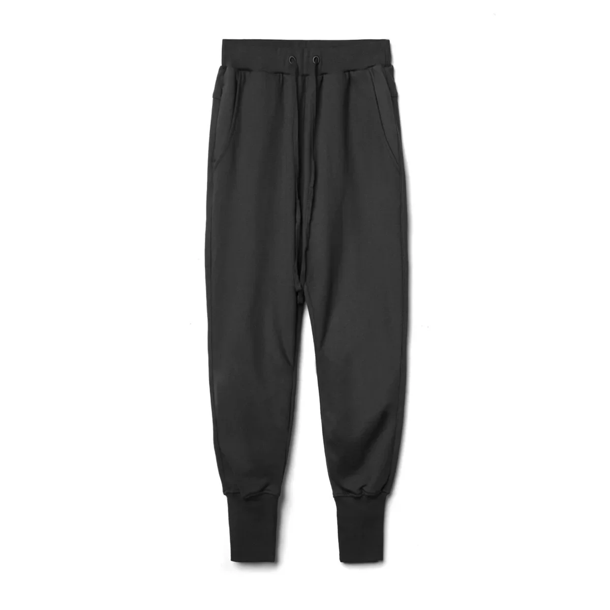 Pantalones de Fitness para hombre, pantalones deportivos elásticos para músculos, pantalones de baloncesto para correr, pantalones de protección de pies con lazo suelto, Otoño e Invierno