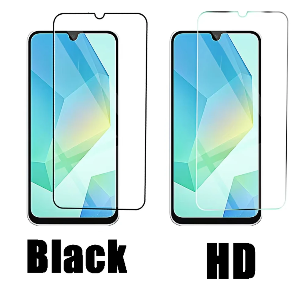 NNBILI 4 Piezas Vidrio Templado para Samsung Galaxy A16 4g 5g A06 Protectores de Pantalla Vidrio Protector Frontal HD A 06 16a Cubierta 2