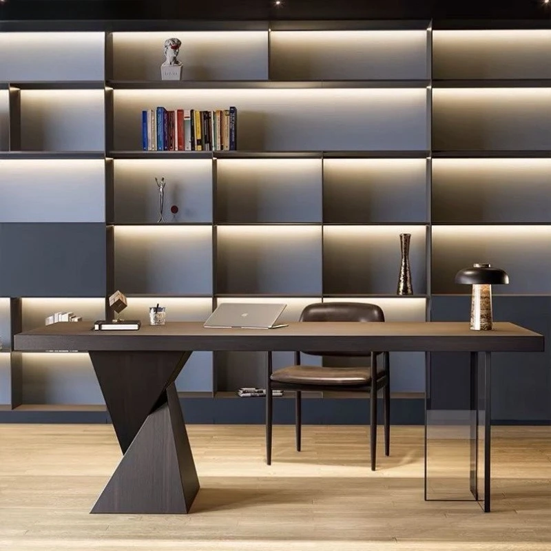 Study room simple computer desk business minimalist light luxury desk home writing desk
