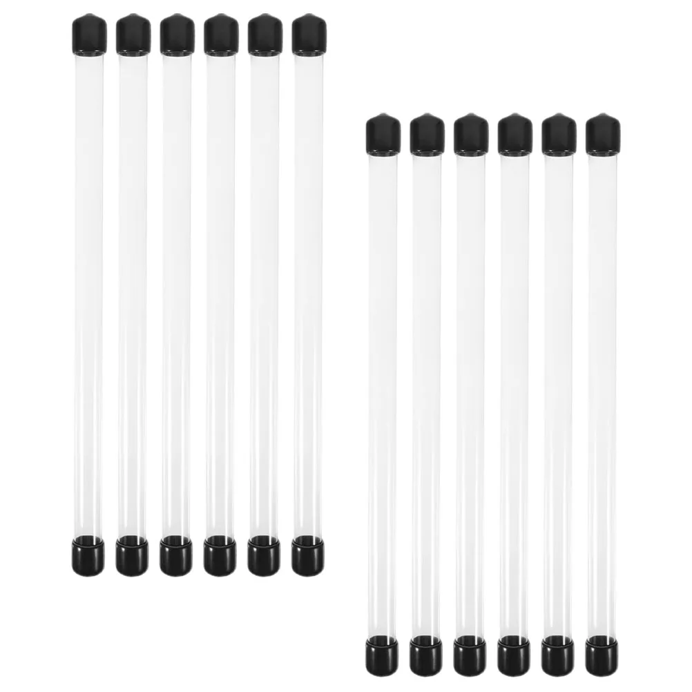 12 Pcs Fragrant Stick Tube Agarwood Scent Sticks Holder Frankincense Acrylic Storage