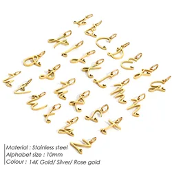 Fashion Heart Alphabet Letter Necklaces Charm with Crystal Picture Hip Hop Dharma Wheel Pendant for DIY Gold Color Jewelry