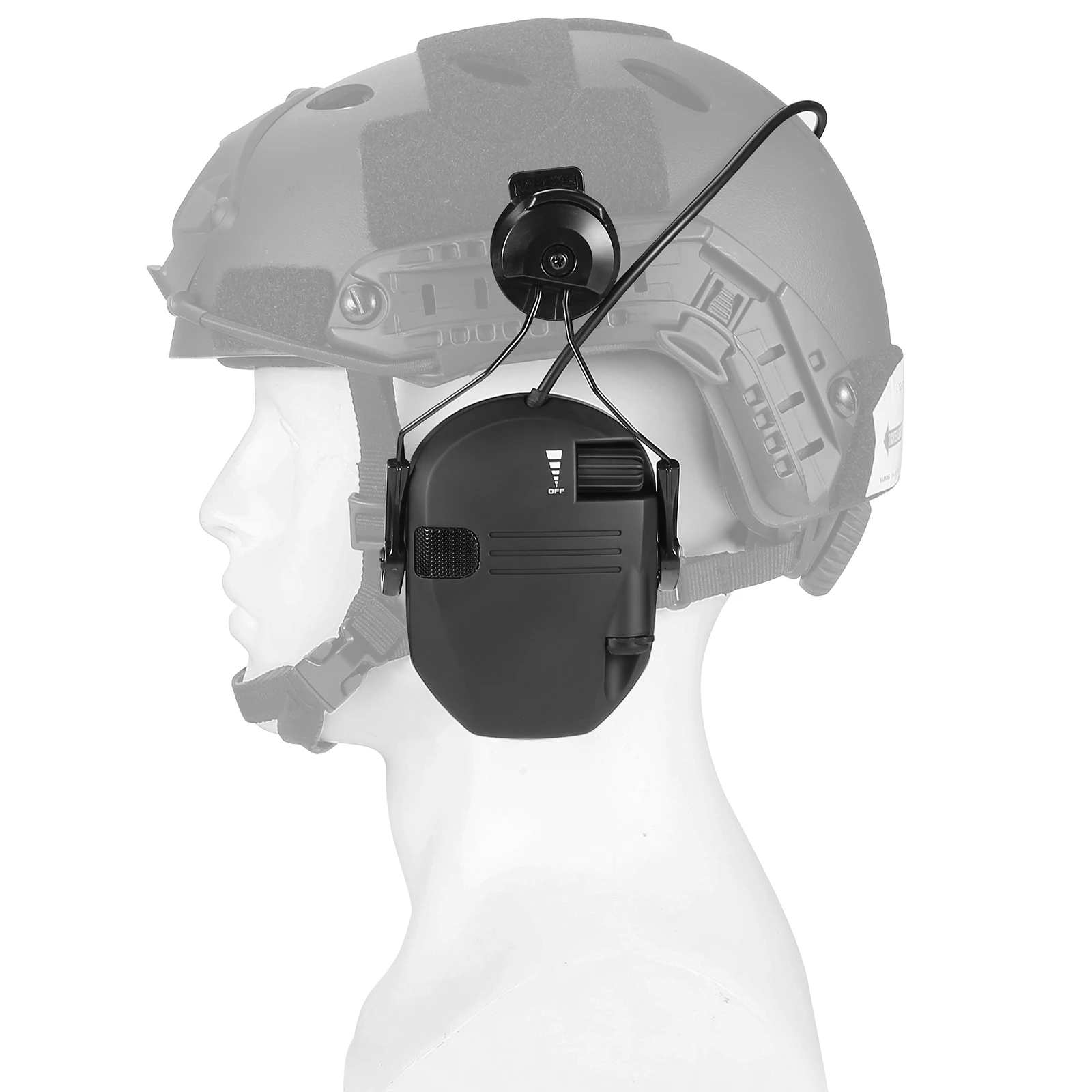 Imagem -02 - Nova Geração Walker Capacete Versiontactical Tiro Eletrônico Earmuff Anti-ruído Fone de Ouvido Mais wk Dedicadostand