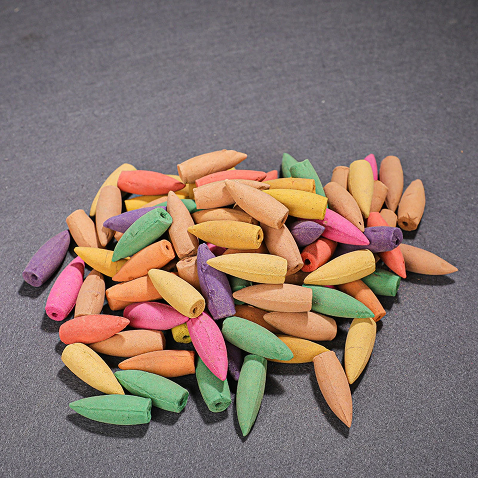 

Colorful Natural Incense Cones Helping to Freshen the Air & Calm the Mood for Yoga SPA Office Hotel