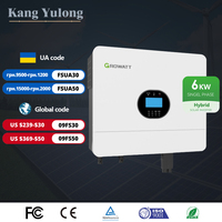 Growatt 6KW Off Grid Inverter SPF 6000 ES Plus Pure Sine Wave  with WiFi Single Phase 48VDC 230VAC Hybrid Inverter