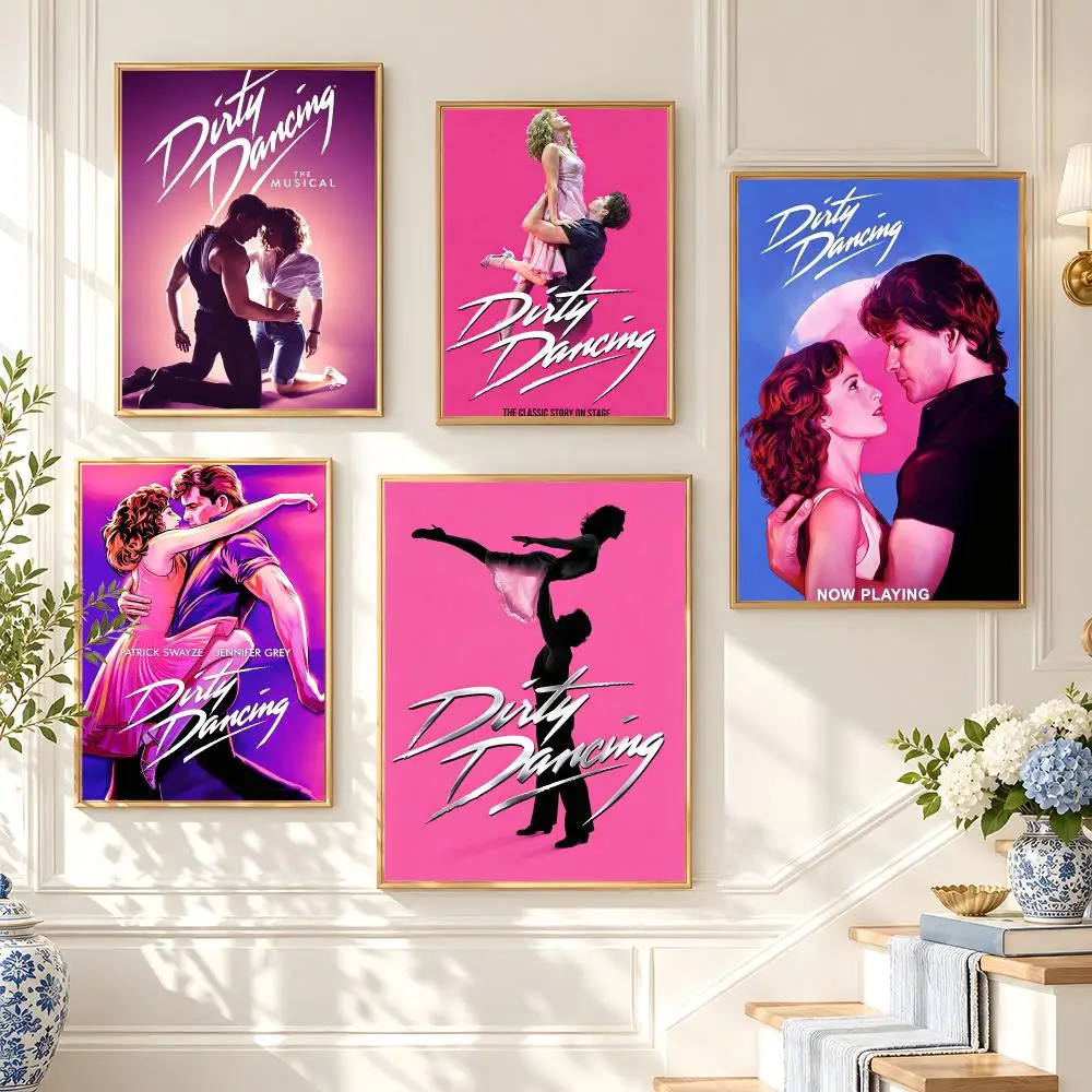 movie Dirty Dancing Poster Poster HD Frameless Preppy Style Wall Art Home Decor For Living Room Bedroom Gift