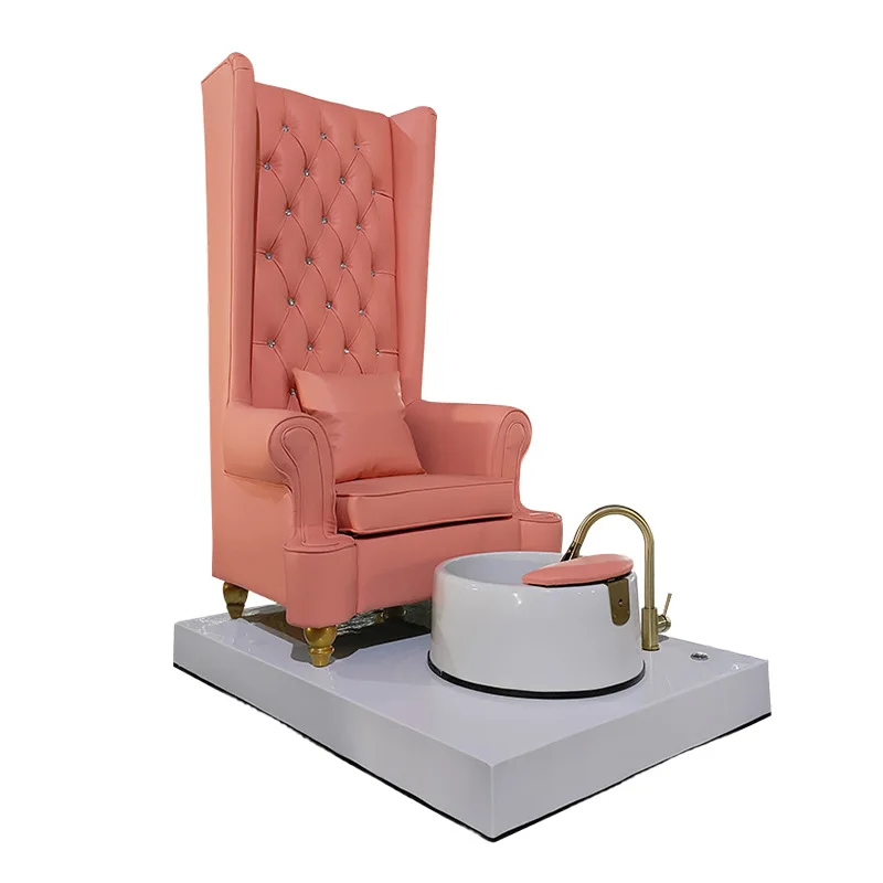 

Педикюрное кресло с электрическим массажем ног и спа-ванной для ног, кресло для маникюрного салона с откидной спинкой