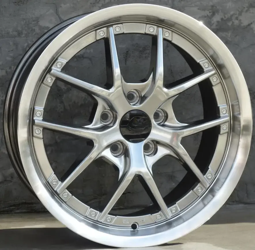 HK80E58  Luxury Car wheel hub aluminum alloy Cast wheels rims 14/15/16/17/18/19 inch 4x100/114.3 5x100/112/114.3/115/120