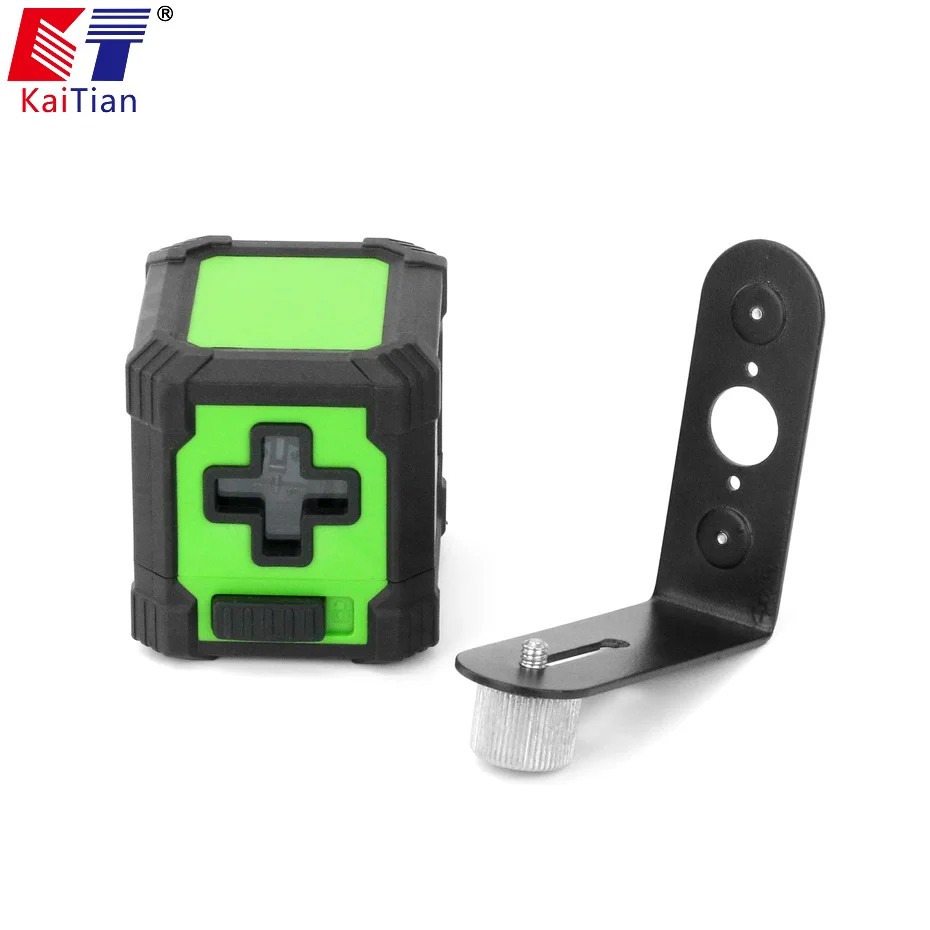 KaiTian Mini 2 Lines Laser Level Self Levelling with Magnet Bracket Green Beam Cross Horizontal&Vertical Niveau Laser Level Tool