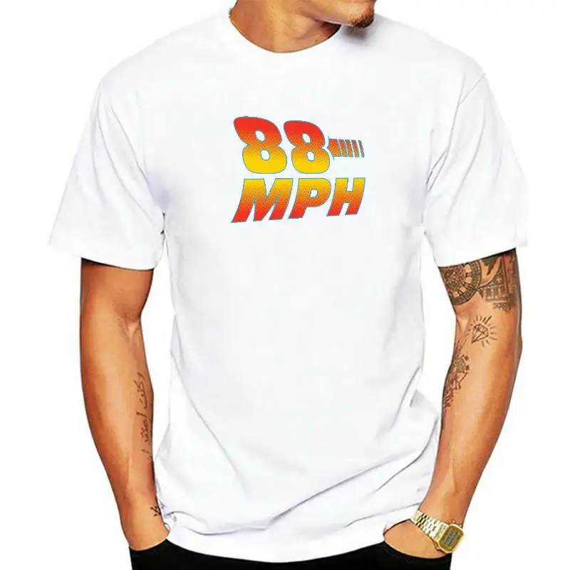 88mph T-shirt Men Tops Speed And Passion T Shirt Racer Tees Summer Black Tshirt Letter Printed Wagon Car Lovers Clothes