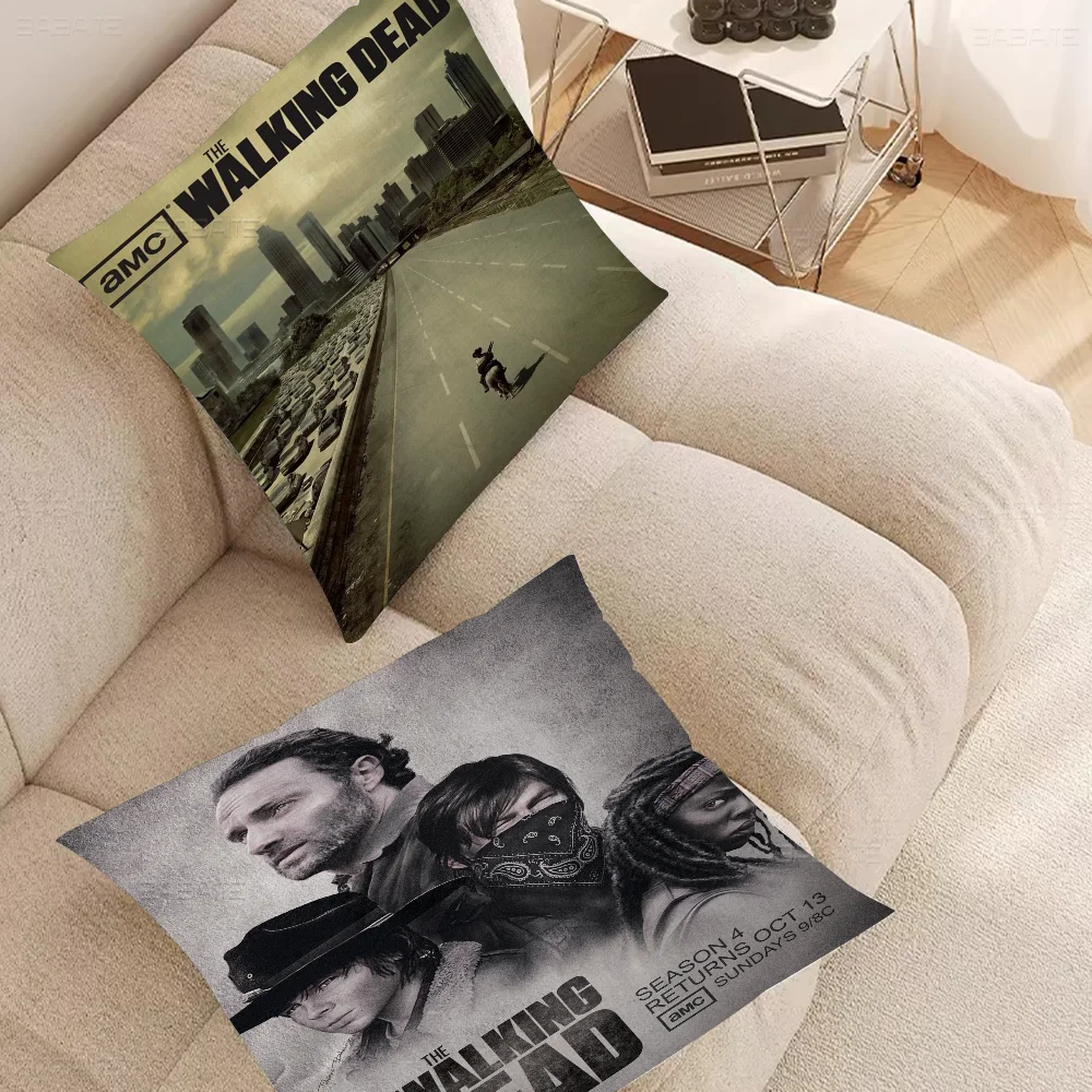 The Walking Dead Cushion Cover Inches Farmhouse Decor Home Throw Pillow Covers For Couch Decorations