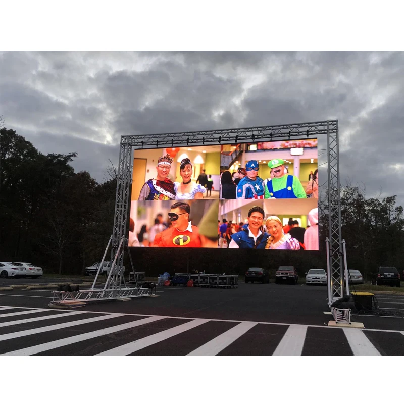 Waterproofing For Custom LED Display ProductsHot Selling Customized Advertising Stage Event LED Display Screen Video Wall Outdoo