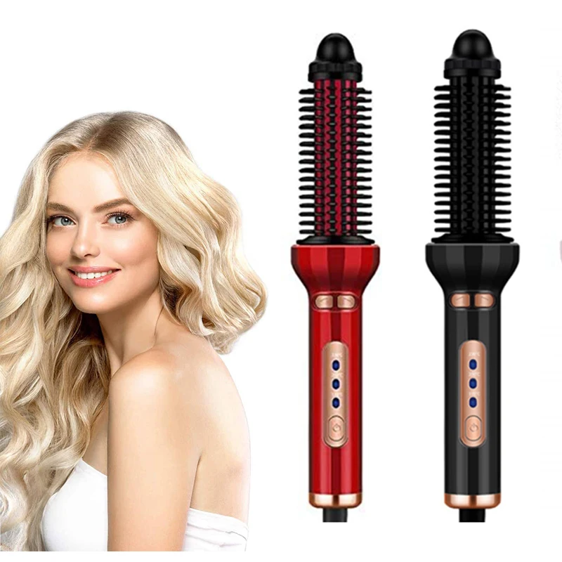 

Professional Fast Heating Ionic Spiral Curling Iron Auto Hair Curlers Portable Styling Tool Hair Styler Brush