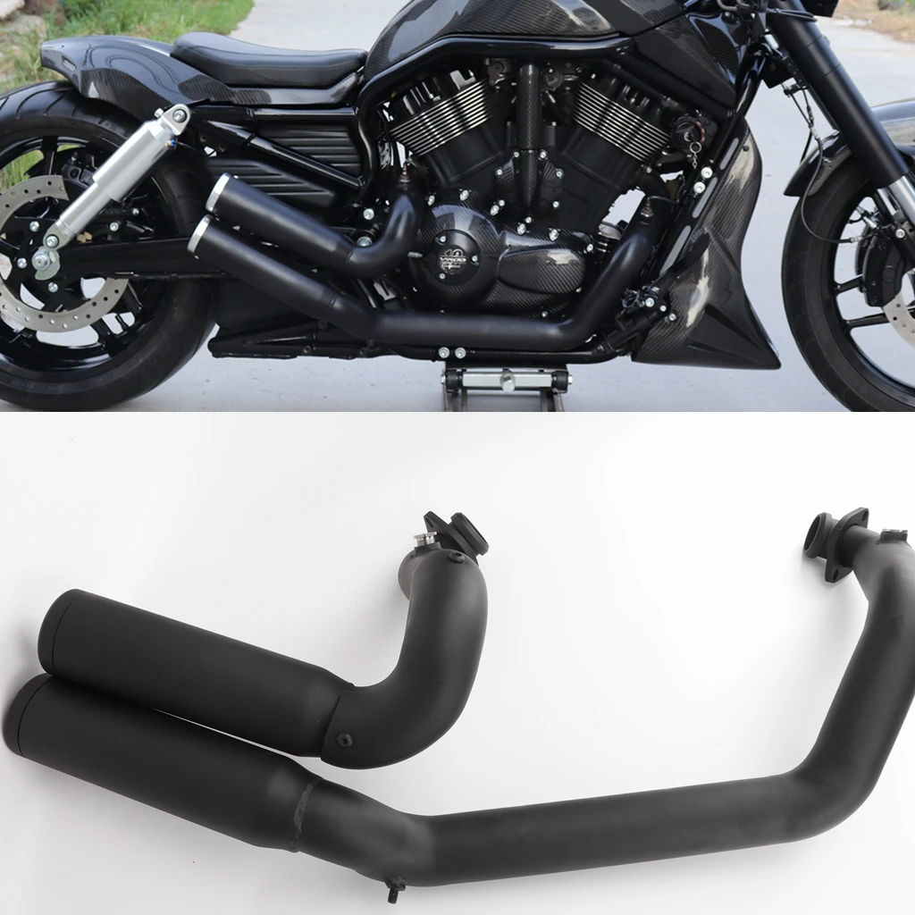 Motorcycle Modified Exhaust Pipe Is Applicable Davidson Night Luther Vrod 2002-2017 Modified Silencing Exhaust Pipe