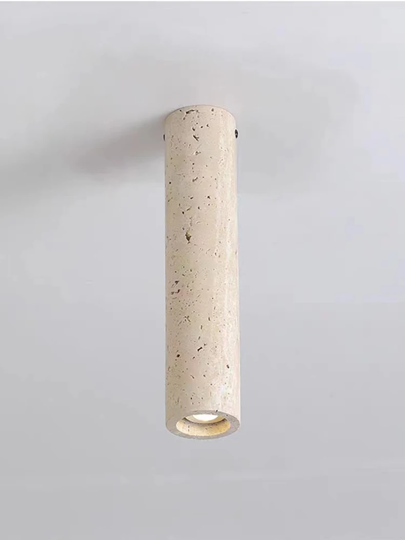 Cylindrical Natural Stone Ceiling