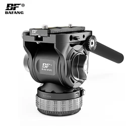 BAFANG Tripod Fluid Head Aluminum Panoramic Camera Mount Arca Swiss Quick Release Plate Max Load 12kg for DSLR Cameras