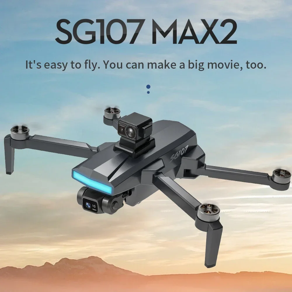 ZLL SG107 Max2 GPS Drone 4K Profissional Laser Obstacle Avoidance Drones Optical Flow 5G RC Quadcopter