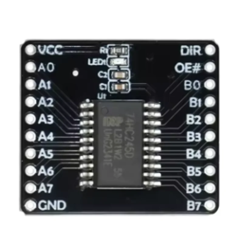 74HC245D module, 653 tri state output eight bus transceiver solution development board verification board