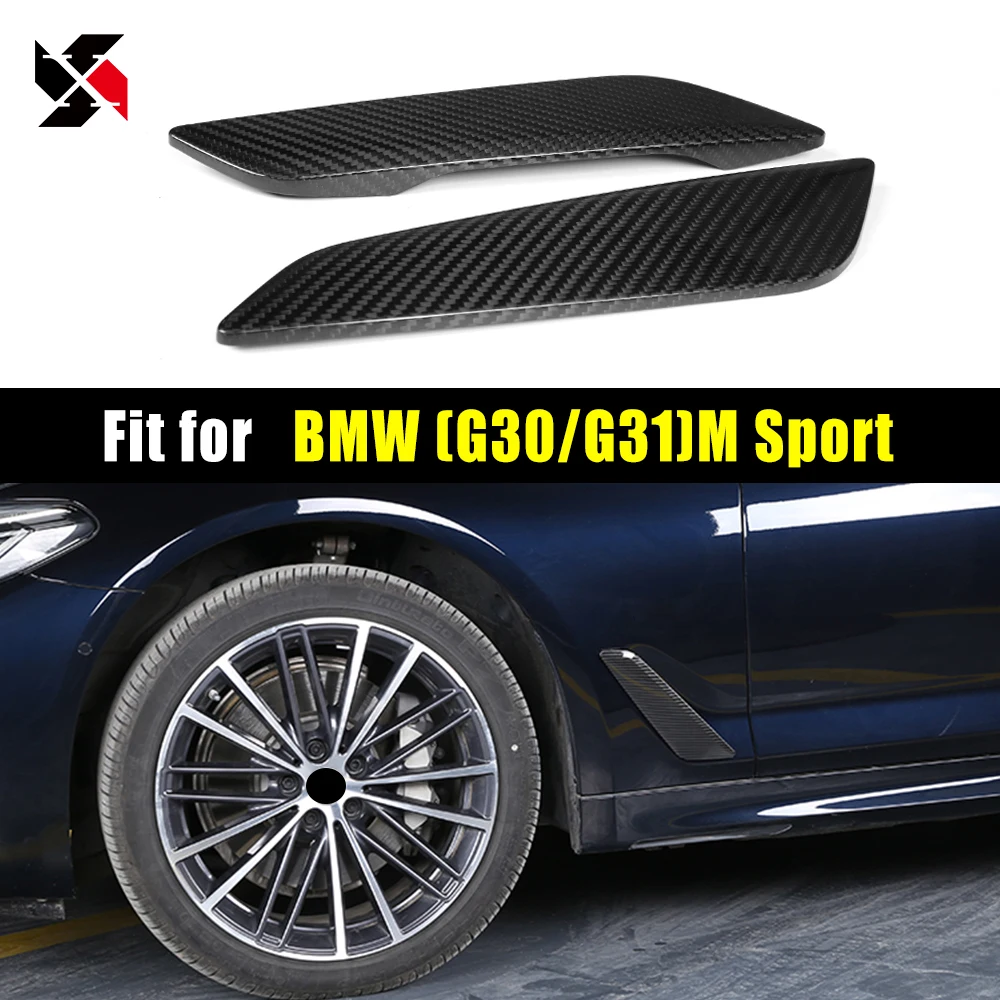 

Dry Carbon Fiber Car Side Air Vent Fender Cover Trim For BMW 5 Series G30 G31 M Sport Pre-LCI 2017-2019 Auto Decoration Body Kit
