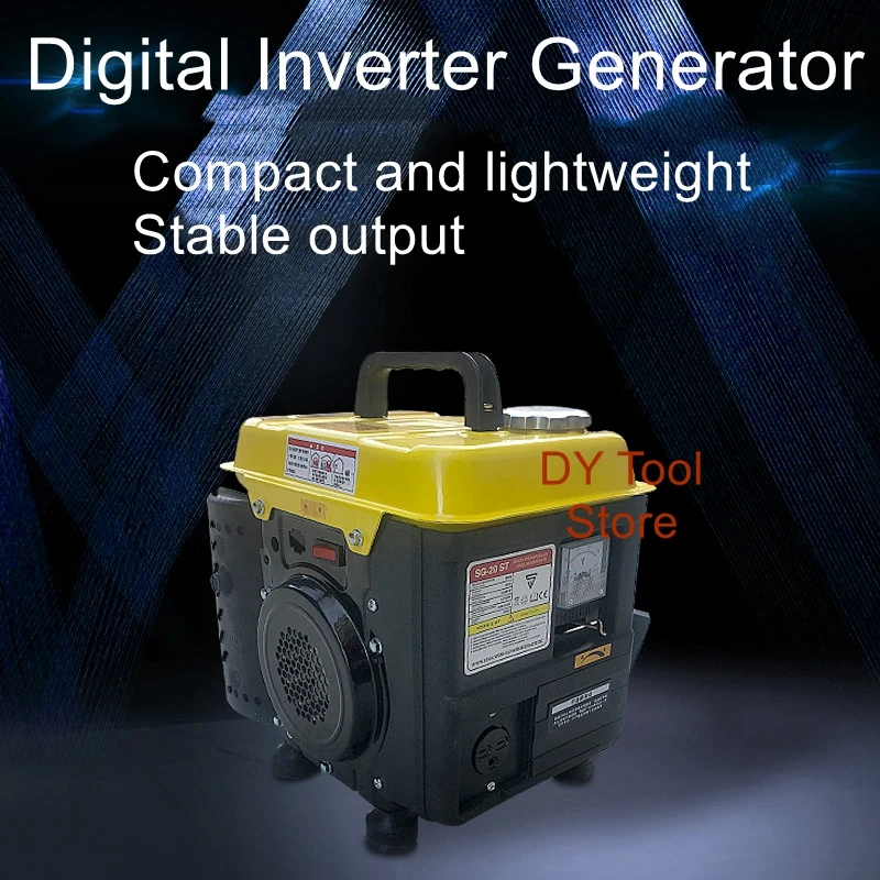 Micro household small mini portable portable inverter generator 1kw220V silent manual