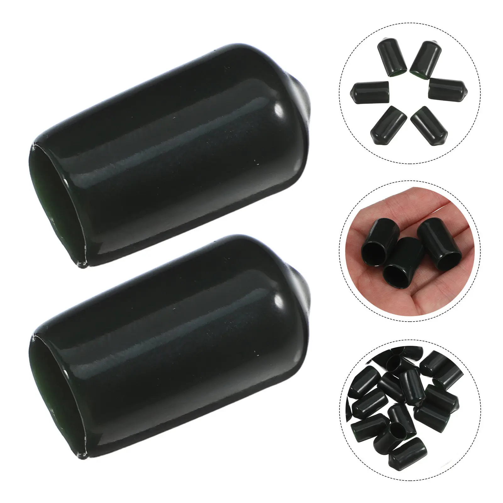 

24 шт. универсальных пластиковых колпачков для садовых бамбуковых опор, защита от солнца, дождя и ветра, для поддержки растений, аккуратные и прочные