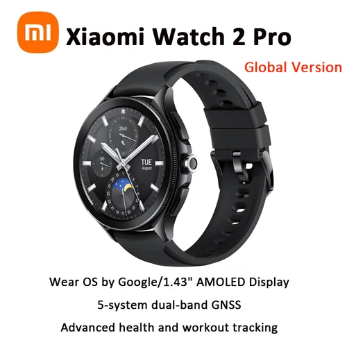 Xiaomi Watch 2 Pro Pantalla AMOLED de 1,43 pulgadas 150 Modo deportivo Snapdragon W5+ Gen 1 Reloj inteligente con carga magnética GNSS de doble banda de 5 sistemas