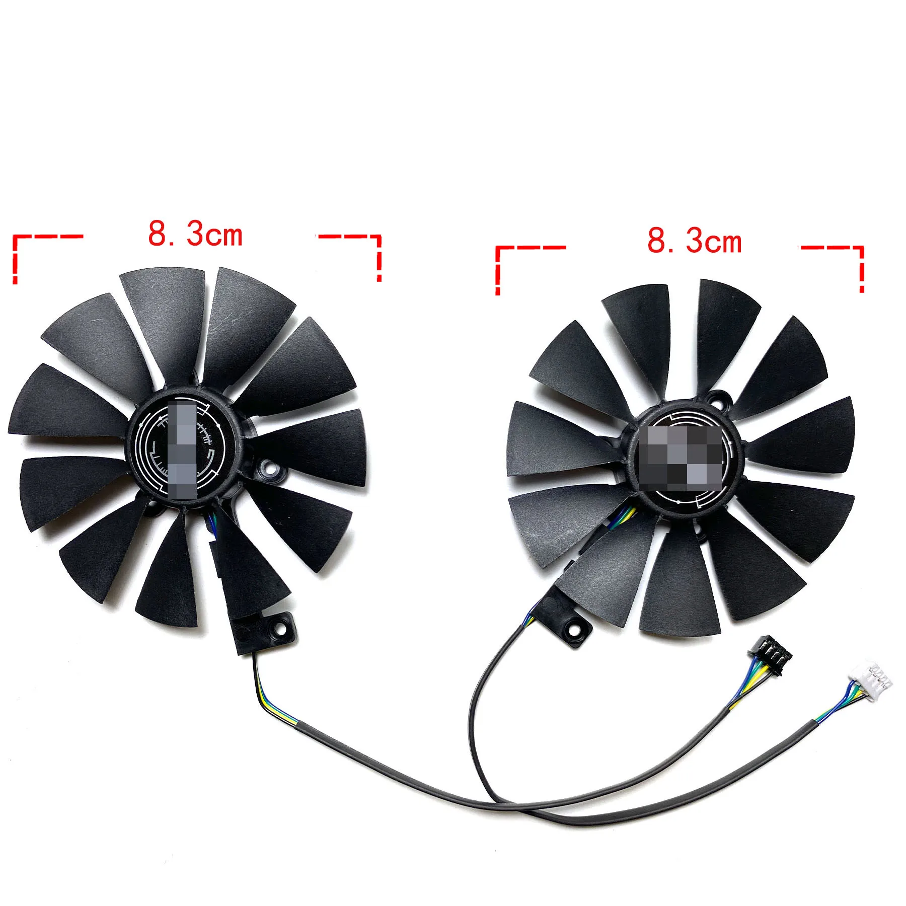 New For ASUS GeForce RTX2060 2070 2080 8GB DUAL OC Graphics Card Replacement Fan FDC10U12S9-C T129215SU