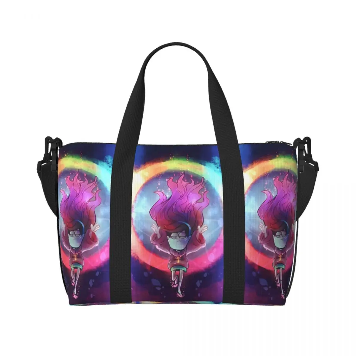 

Custom Gravity Falls Beach Tote Bag Women Extra Large Gym Carry On Cartoon Movie Wonderful Town Travel Shopping Bags