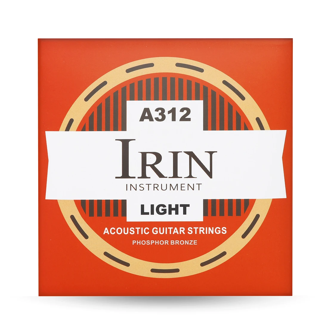 IRIN A312 Acoustic Guitar Strings Hexagonal Alloy Folk Guitar String High Carbon Steel Core Wire Anti-rust Coating Accessories