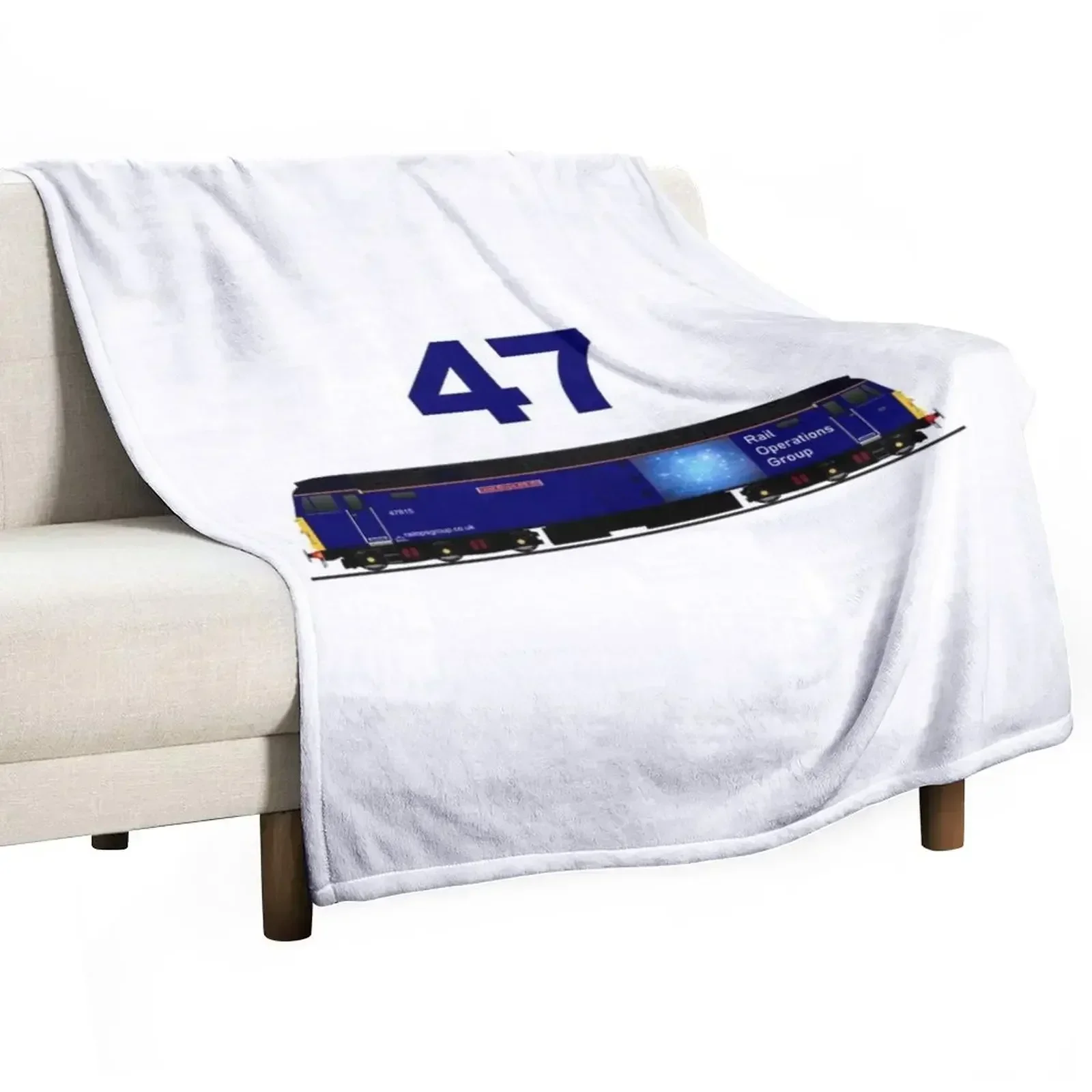 class 47 locomotive Throw Blanket Decorative Throw christmas decoration For Baby Retros Large halloween Blankets