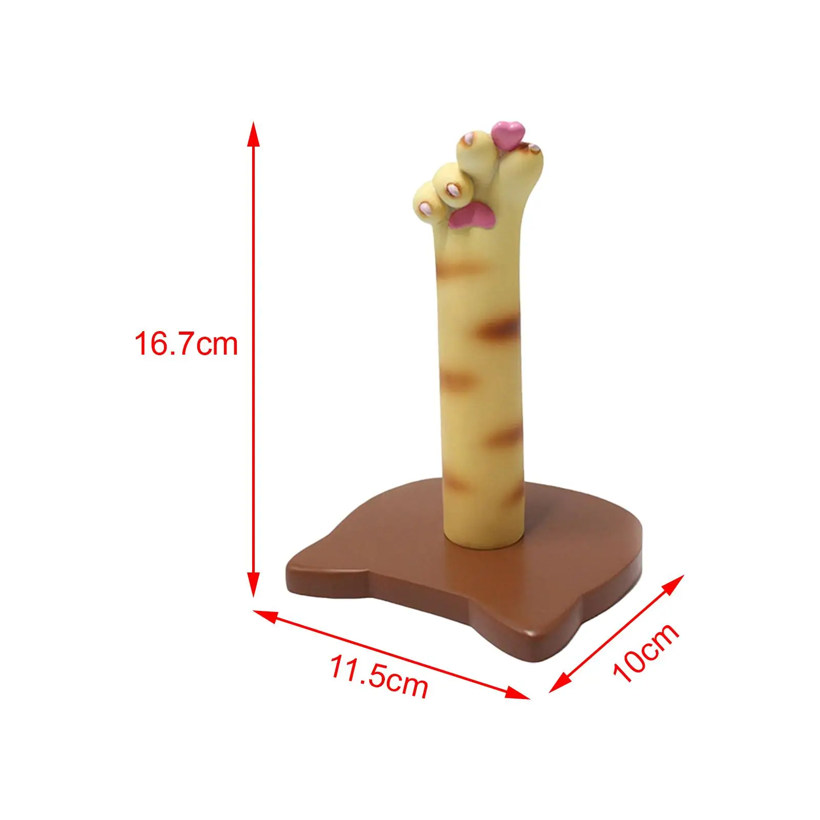 

Стоячий держатель для бумажных полотенец Kitty Paw, стабильная организация для ванной комнаты