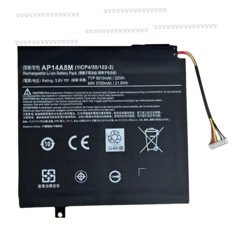 Hd nova bateria do portátil ap14a8m ap14a4m 3.8v 22wh para acer aspire switch 10 SW5-011 SW5-012 switch 10e SW3-013
