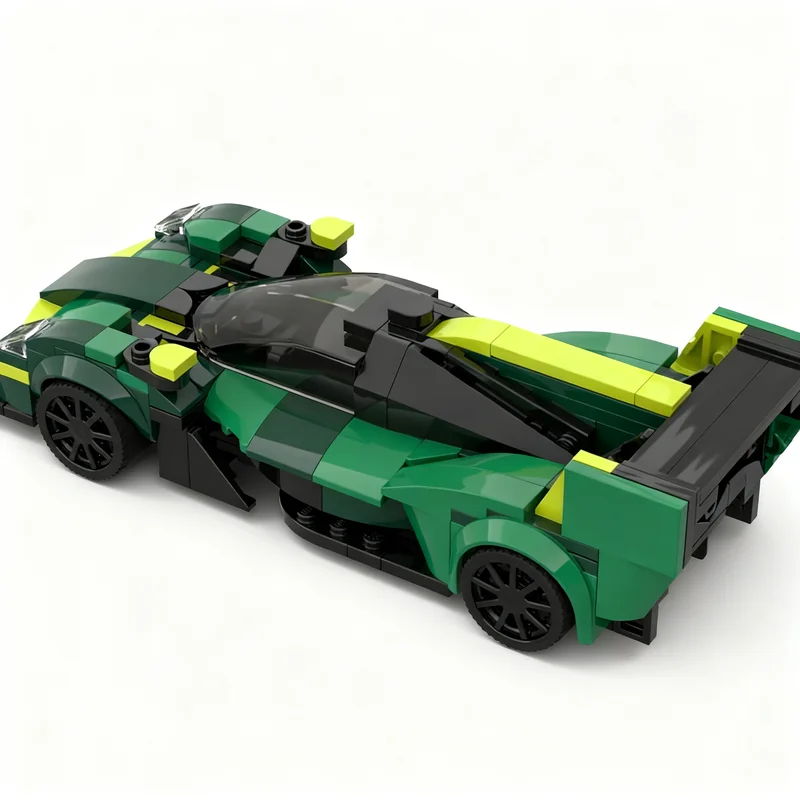 Blocs de construction MOC City Champions Aston Martin Valkyrie LM WEC, 297 pièces, jouets de Construction, cadeaux de noël, bricolage créatif