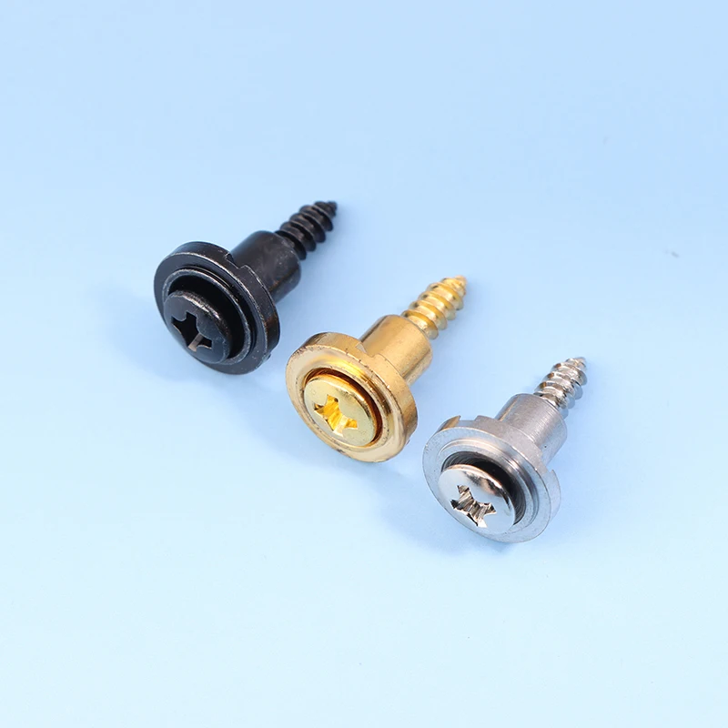 2 unids/set estilo Vintage árboles de cuerdas retenedor de cuerdas con tornillo para guitarra eléctrica reemplazo Cable hebilla soporte de cuerda