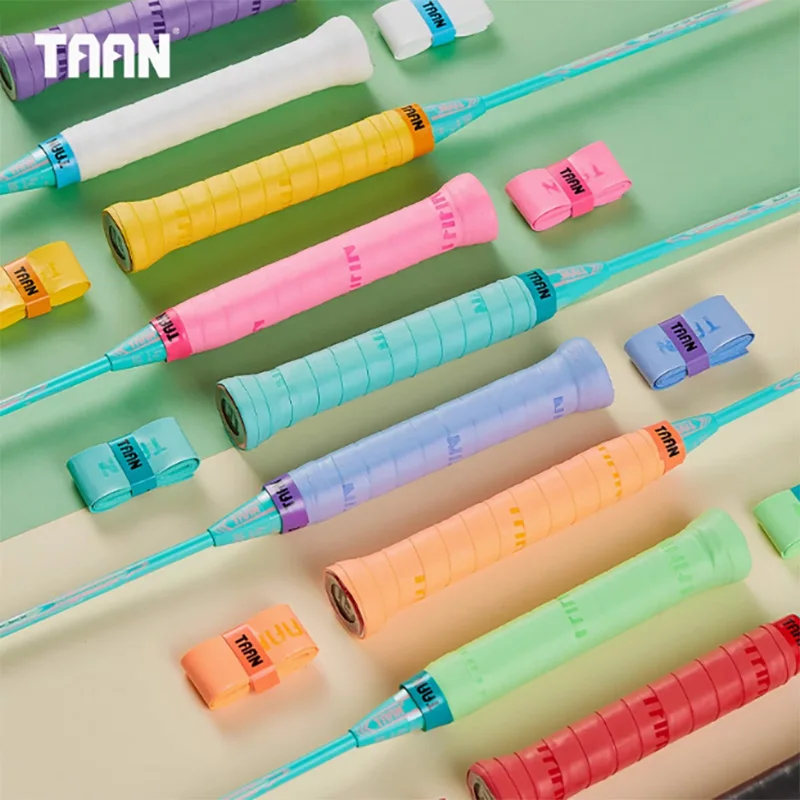 TAAN Tennis Badminton Pickleball Sticky Racket Overgrip Hand Glue Sweat Band Fishing Rod Wrap Belt Non-slip 60PCS