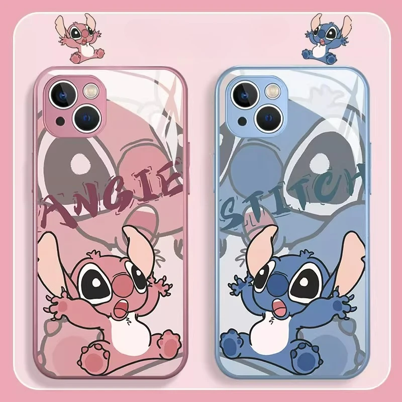 

Disney Stitch is suitable for iPhone 17 16 15 14 13 12 11 pro max all-inclusive mobile phone case, birthday gift
